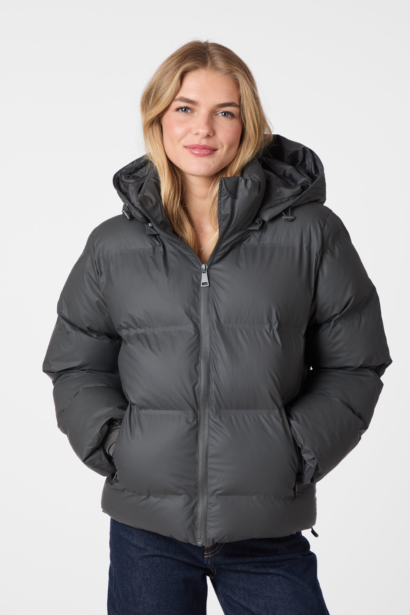 Fox Puffer dunjakke - Antracit